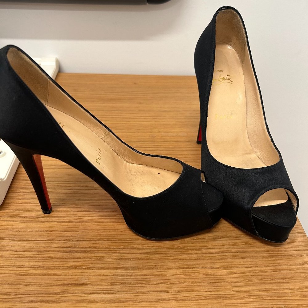 Christian Louboutin Satin Pumps